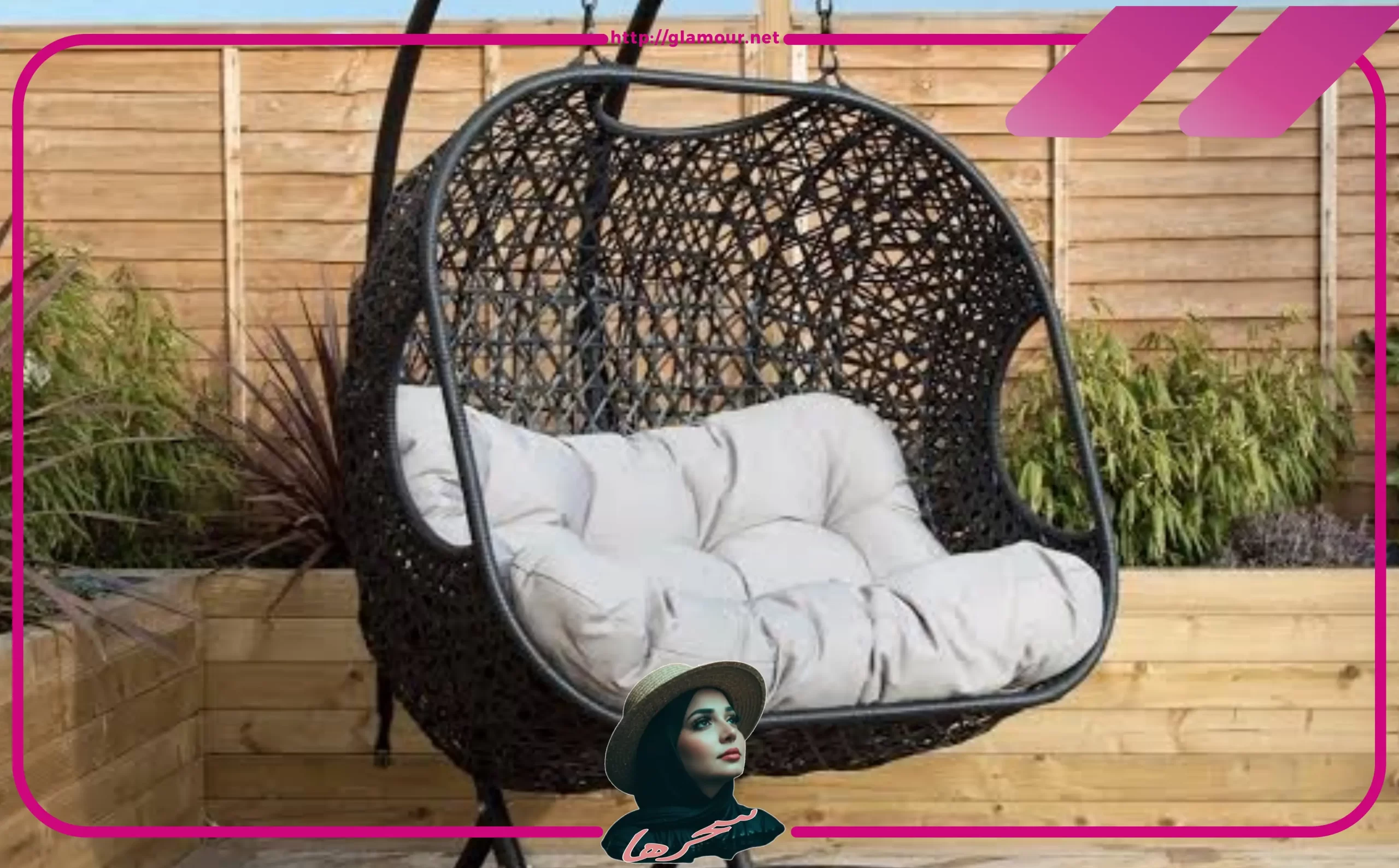 ضعي أرجوحة مميزة في البلكونة