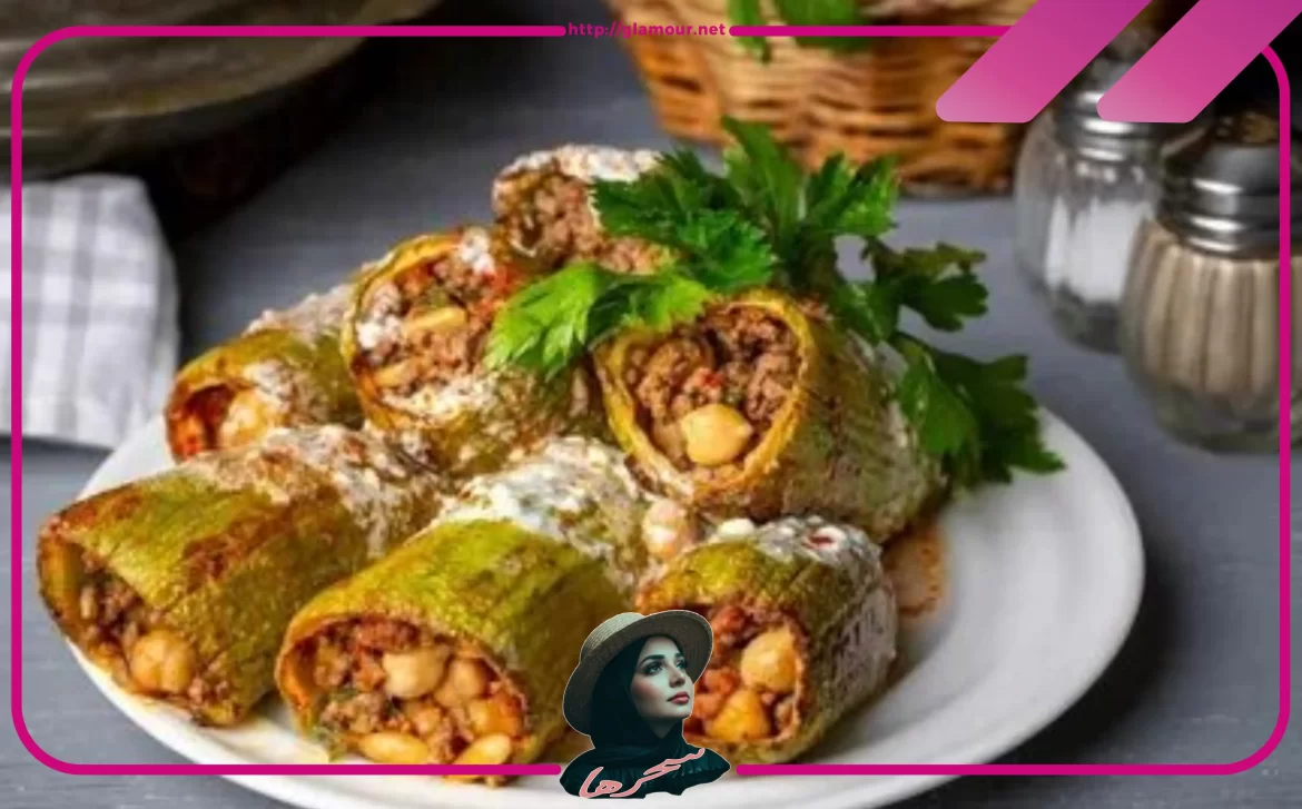 محشي كوسا باللحمة المفرومة